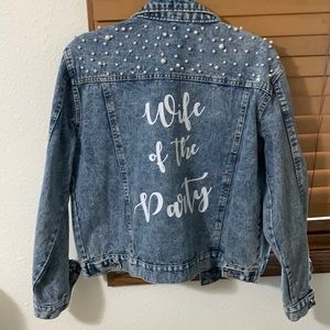 Bridal jean jacket!